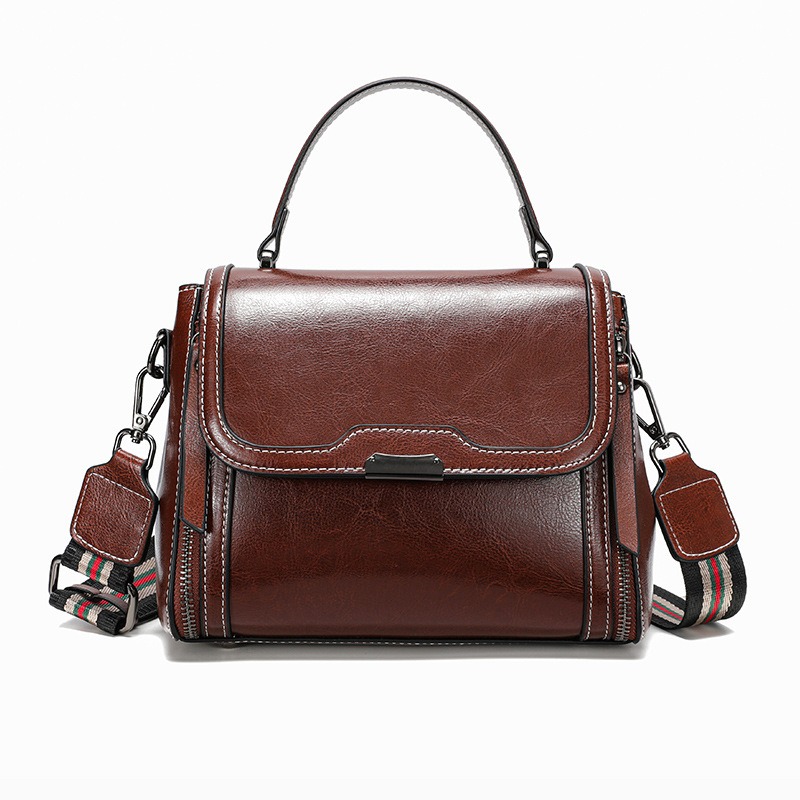Luxury Bags Quiet - Torba listonoszka z prawdziwej skóry dla