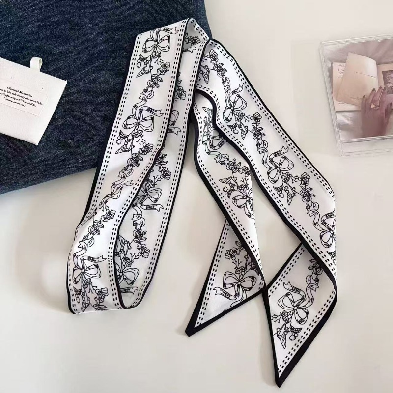 Czarno-biały dwustronny szal p – Luxury Bags White recenzja i cena